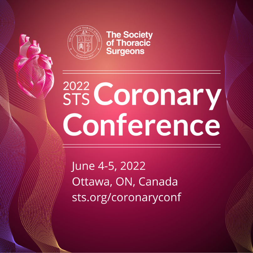 STS Will Host FirstofItsKind Coronary Conference in Ottawa